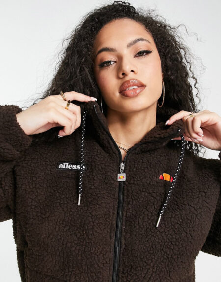 Jacket With Logo In Brown - Görsel 4